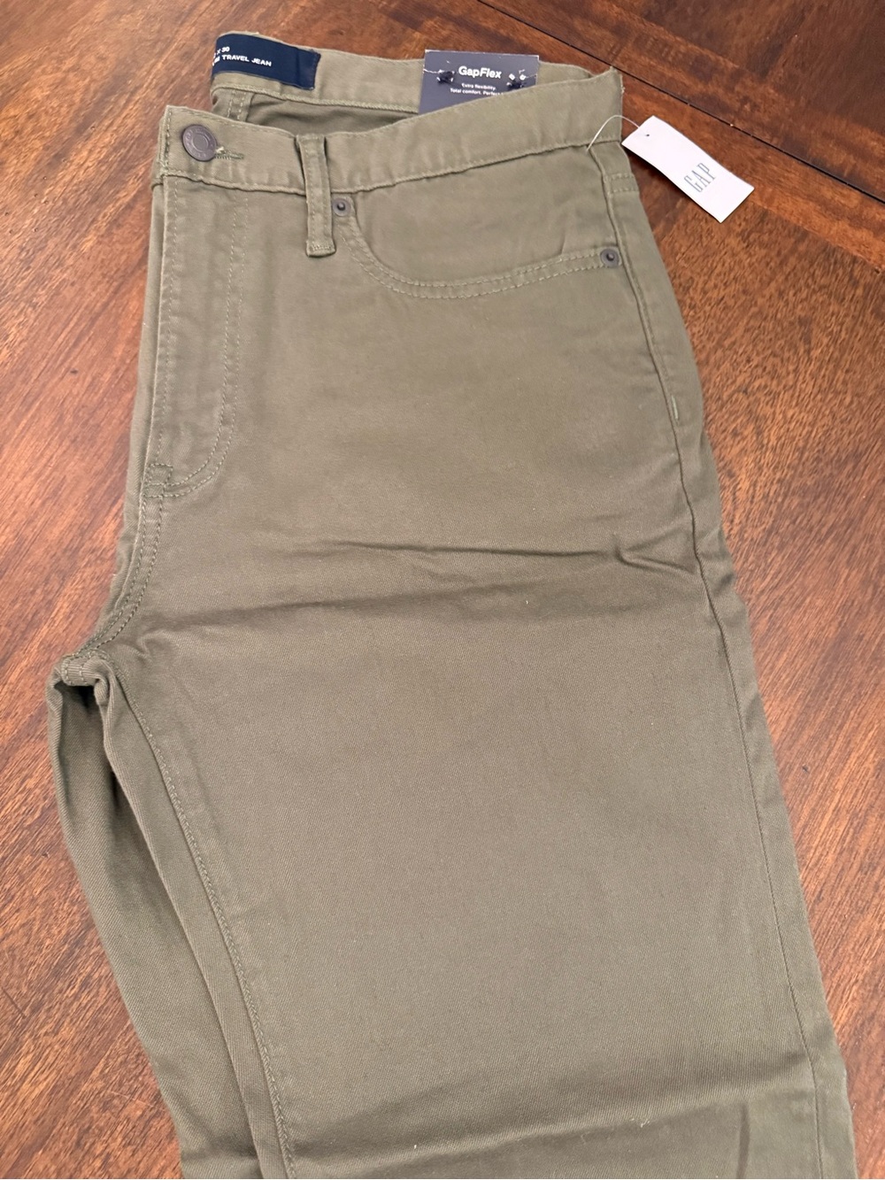 GAP Men’s Olive Green Stretch Chinos